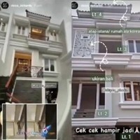 Rumah baru Amanda Manopo terlihat sangat mewah dengan mencampurkan gaya Bali dan Korea. Bagian atap rumahnya itu tampak bergaya seperti istana atau rumah ala Korea, sedangkan di bagian dinding luarnya terdapat sebuah ukiran Bali. Foto: YouTube/Dumaria Official