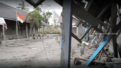 Duka di Desa Curah Koboan Gegara Erupsi Semeru