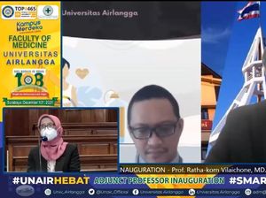 FK Unair Kukuhkan Guru Besar dari Thailand