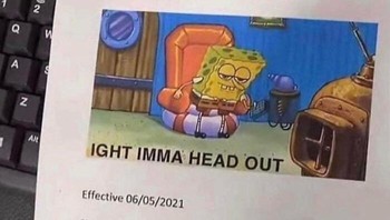 Pakai Spongebob. Foto: Boredpanda