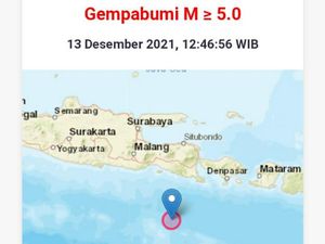 Gempa M 5.3 Guncang Jember, BPBD Pantau Dampaknya