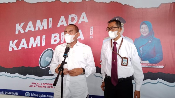 Gubernur Sumut Edy Rahmayadi (Foto: Arfah/detikcom)