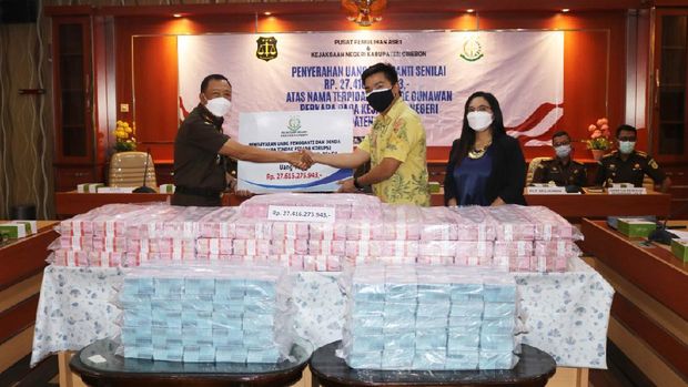 Jaksa Setor Rp 27 M ke Kas Negara dari Kasus Korupsi di KKP