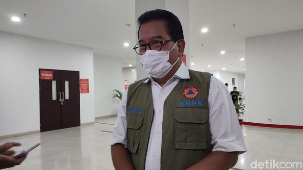 Jubir Satgas COVID-19, Prof Wiku Adisasmito (Rizky AM/detikcom)