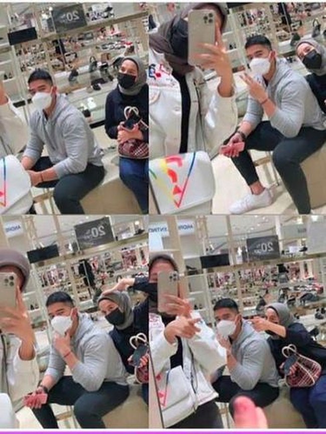 Pada April 2021, kebersamaan Kaesang dan Nadya Arifta juga tertangkap kamera. Saat itu keduanya tampak jalan bareng di sebuah mall. Nadya tampak mengenakan blouse hitam dan jeans. Sementara Kaesang memakia sweater hoodie abu-abu. Foto: Instagram