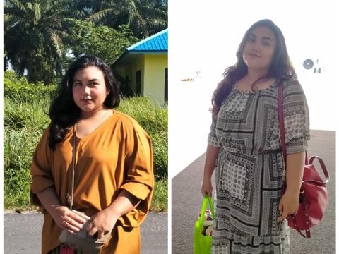 Kisah Rahil Nurlela Sakinawatiyang berhasil menurunkan berat badan.