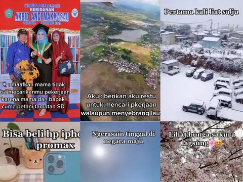 Kisah viral wanita yang berhasil mewujudkan impian ke Jepang.
