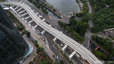 Progres Terbaru Pembangunan LRT Jabodebek