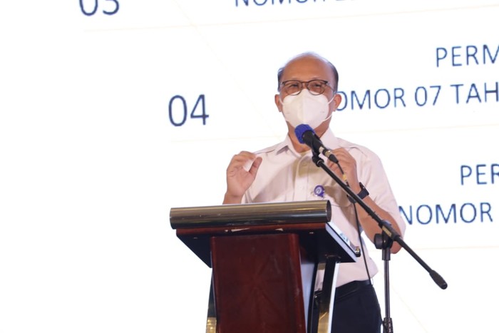 Sekretaris Jenderal Kementerian Ketenagakerjaan Anwar Sanusi