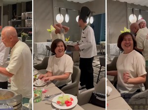 Sweet! Kakak Adik Ini Nyamar Jadi Pelayan Resto Demi Beri Kejutan Orang Tua