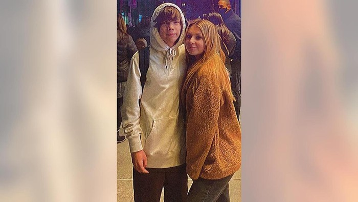Vincent Abolafia and his girlfriend Kaileigh Catalano boarded a 3:11 p.m. train from Ronkonkoma to Manhattan on Dec. 9, the Suffolk County Police Department said.  (Suffolk County Police Department)