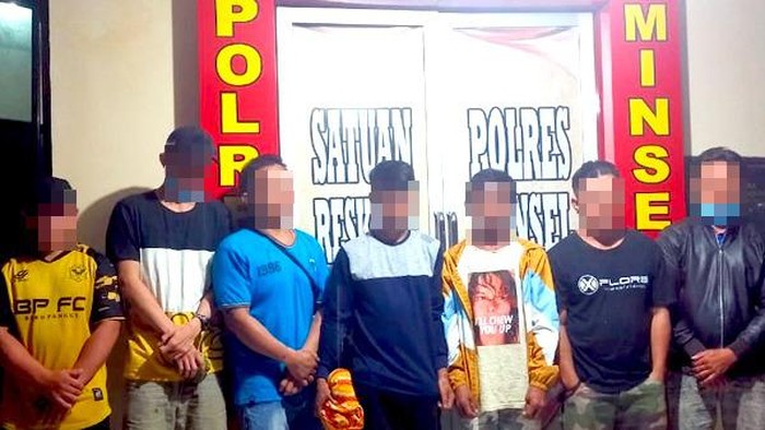 7 kawanan pencuri material emas di Minahasa Selatan ditangkap polisi