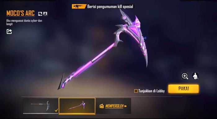 Dapatkan Skin Senjata Terbaru Super Kerena Free Fire!