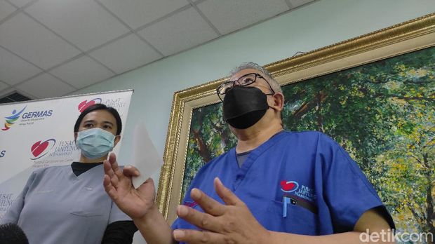 Direktur Pelayanan Medik Keperawatan dan Penunjang RS Harapan Kita, Dr Dicky Fahri (Azhar BR/detikcom)
