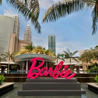 Grand Hyatt Kuala Lumpur berkolaborasi dengan Mattel meluncurkan Barbie Ultimate Staycation Experience. Semua dekorasi hingga furnitur dihias dengan warna pink dan bertema serba Barbie. Foto: Dok. Grand Hyatt Kuala Lumpur