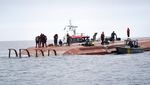 Kapal Kargo Terbalik Usai Tabrakan di Laut Baltik