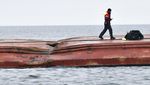 Kapal Kargo Terbalik Usai Tabrakan di Laut Baltik