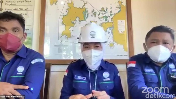 Kepala BMKG Dwikorita Karnawati mengatakan peringatan dini tsunami terkait gempa bumi magnitudo 7,4 di NTT sudah berakhir (YouTube BMKG)