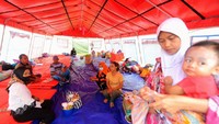 Bantun itu disalurkan kepada masyarakat terdampak sebesar Rp 1 Miliar hasil sumbangan BTN Runner yang dikumpulkan dari jarak KM yang ditempuh oleh para peserta pada saat acara BTN Run dalam rangka HUT KPR ke-45. Sebelumnya bantuan obat-obatan, makanan, selimut, tenaga medis, tenda pengungsian dan kebutuhan lain juga telah disalurkan.