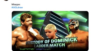 Laga ini juga sekaligus akan bikin Kylian Mbappe jadi gundah dengan Real Madrid, yang mana tim tersebut sering dikaitkan dengan tim masa depan Mbappe ketika hengkang dari PSG. (Foto: Twitter)