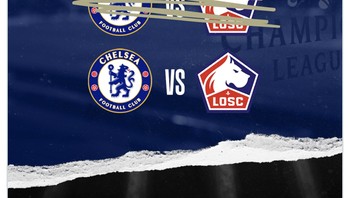 Meski undian dilakukan ulang, jodoh memang tidak ke mana. Chelsea tetap bersua dengan Lille. (Foto: Twitter)