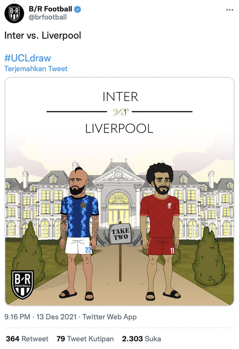 Meme drama undian UCL