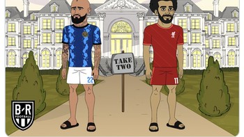 Meski ada drama, tetap babak 16 besar ini menyajikan duel tim besar, seperti Inter Milan vs Liverpool. (Foto: Twitter)