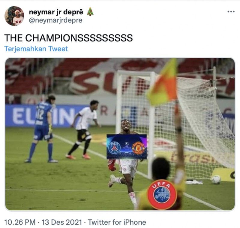 Meme drama undian UCL