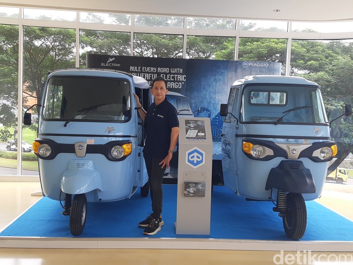 Piaggio Luncurkan 'Bajaj' Listrik di RI Piaggio Luncurkan 'Bajaj' Listrik di RI