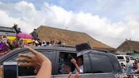 Presiden Jokowi melakukan kunjungan kerja ke Temanggung pada hari Selasa (14/12) kemarin. Kedatangan Presiden Jokowi ke Temanggung juga untuk meresmikan Embung Bansari. (Eko Susanto/detikTravel)