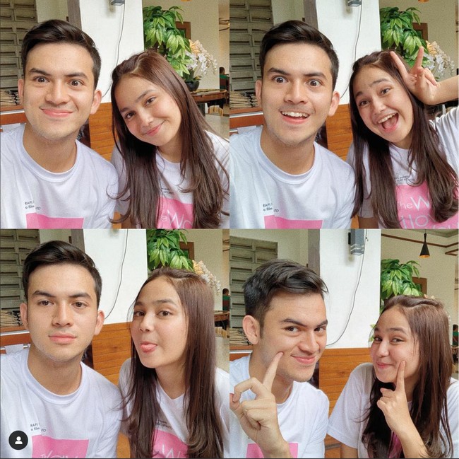 Keduanya pun beberapa kali sempat terlihat membagikan kemesraaannya melalui media sosial. Seperti dalam foto yang satu ini, Rizky Nazar dan Syifa Hadju terlihat kompak bukan? Foto: Instagram/@syifahadjureal