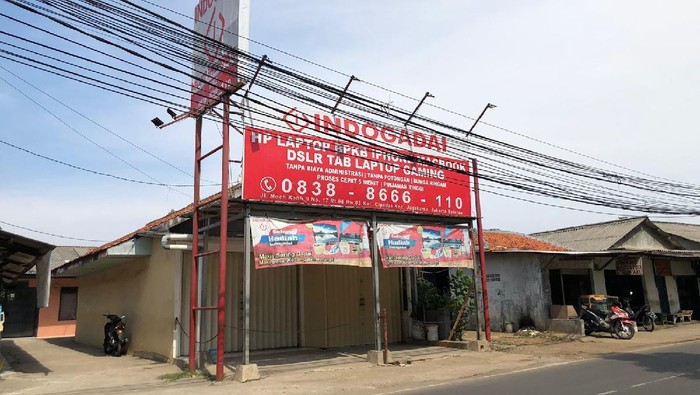 Toko Indo Gadai di Jl M Kahfi II, Jagakarsa, Jaksel jadi sasaran perampok berpistol