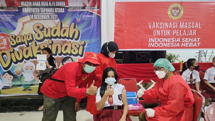 Vaksinasi Anak di Sumut