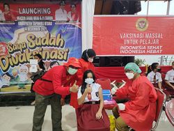 Vaksinasi COVID-19 Anak 6-11 Tahun di Sumut Dimulai, Ini Daftar Daerahnya