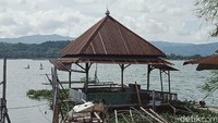 Begini penampakan terkini Warung Apung Rawa Jombor, Klaten.