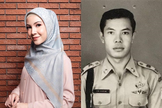 Pemilik nama lengkap Ratna Galih Indriani ini juga memiliki ayah seorang polisi. Ayahnya, Dodon Ruchian, telah meninggal dunia ketika Ratna masih berusia 18 tahun. Melalui akun media sosialnya, Ratna Galih pernah mengunggah foto lawas sang ayah saat memakai seragam polisi. Foto: Instagram/@ratnagalih