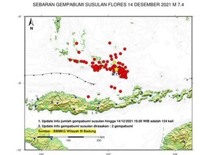 Ada 313 Gempa Susulan Usai Terjadi Gempa M 7,4 di NTT