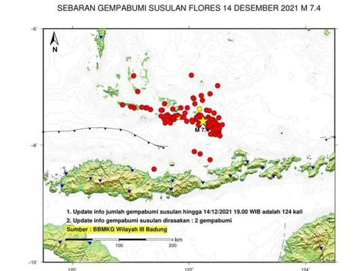 BMKG: Gempa Susulan Akibat Sesar Flores di NTT Berlangsung Tiga Pekan
