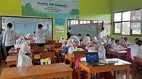 PT Jamkrindo berkolaborasi dengan Pemerintah Daerah Kabupaten Sukabumi melakukan kampanye Perilaku Hidup Bersih dan Sehat (PHBS) di sekolah-sekolah di wilayah Ciletuh Palabuhanratu Unesco Global Geopark (CPUGGp).