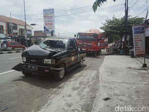 Kecelakaan Karambol 4 Mobil Terjadi di Simpang Karang Klaten