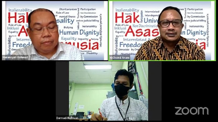 Konferensi Pers Komnas HAM terkait penanganan kasus penyerangan advokat Jurkani