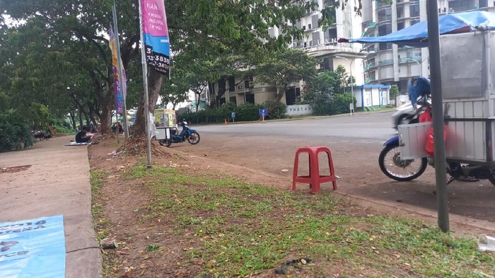 Lokasi preman bermotor palaki pedagang di Pinang, Tangerang