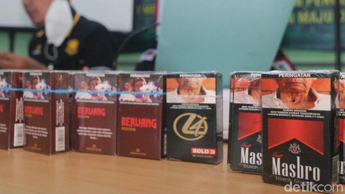 Merek rokok ilegal yang disita di Klaten dari Masbro hingga Beruang