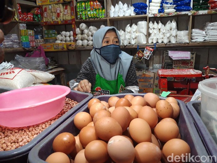 Pedagang Pasar Boyolali, Rabu (15/12/2021).