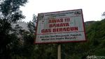 Pemukiman di Batang Ini Berdampingan dengan Kawah Aktif