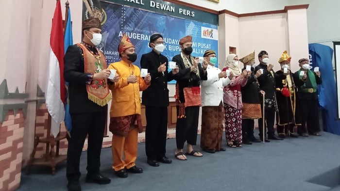 PWI menggelar acara Anugerah Kebudayaan dalam rangka memperingati HPN 2022.