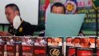Kasi penindakan Satpol-PP Pemkab Klaten, Sulamto mengatakan rokok yang disita bermerk Jaran Goyang, Super Brow, Mas Brow, SMD Beruang, L4, LUFFMAN, Madja, Surya Goong 21, Bossini black dan HIT.