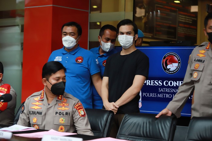 Rizky Nazar saat ditemui di Polres Jakarta Selatan.
