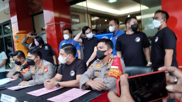 Rizky Nazar saat ditemui di Polres Jakarta Selatan.