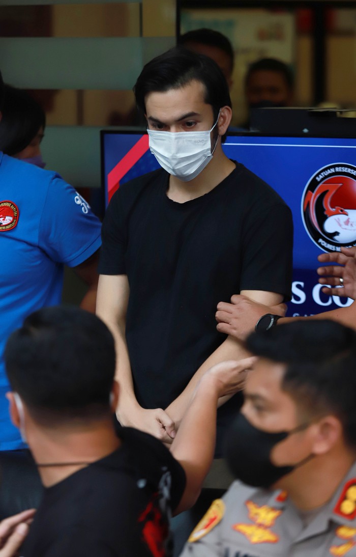 Rizky Nazar Rizky Nazar saat ditemui di Polres Jakarta Selatan.
